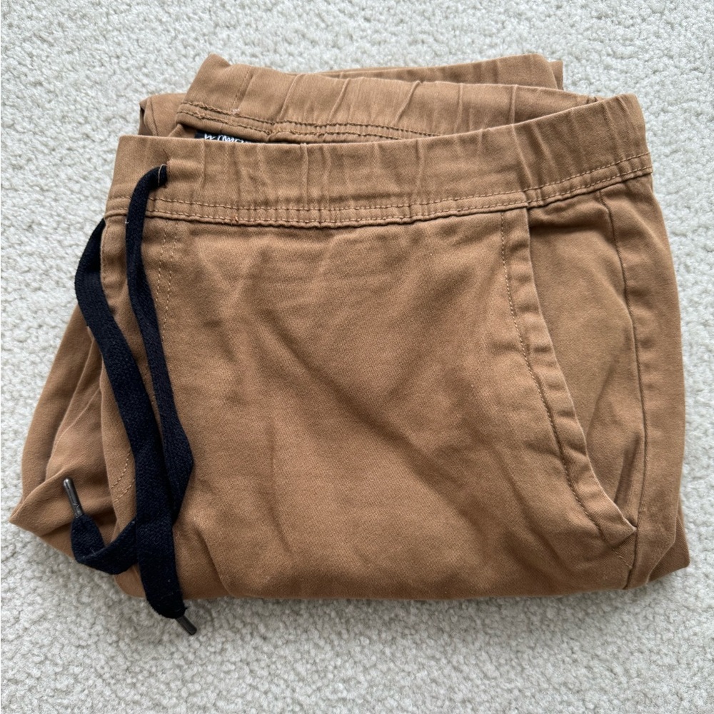 Khakis jogger pants.